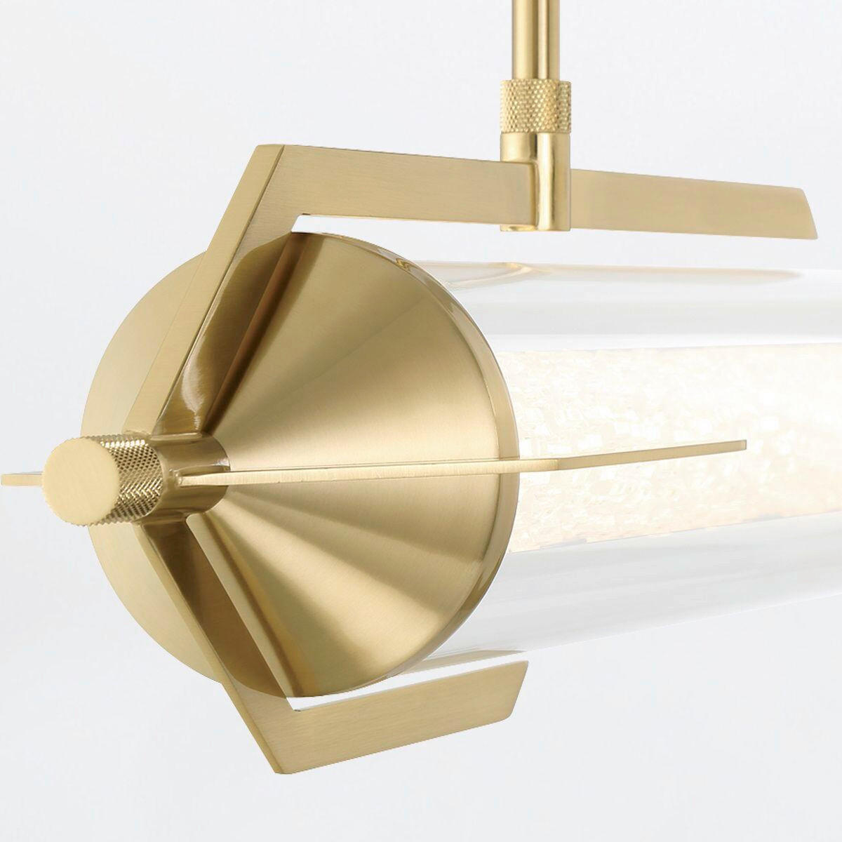LED-HÄNGELEUCHTE    - Goldfarben, KONVENTIONELL, Glas/Metall (16/12,2/13,8cm) - Elstead Lighting
