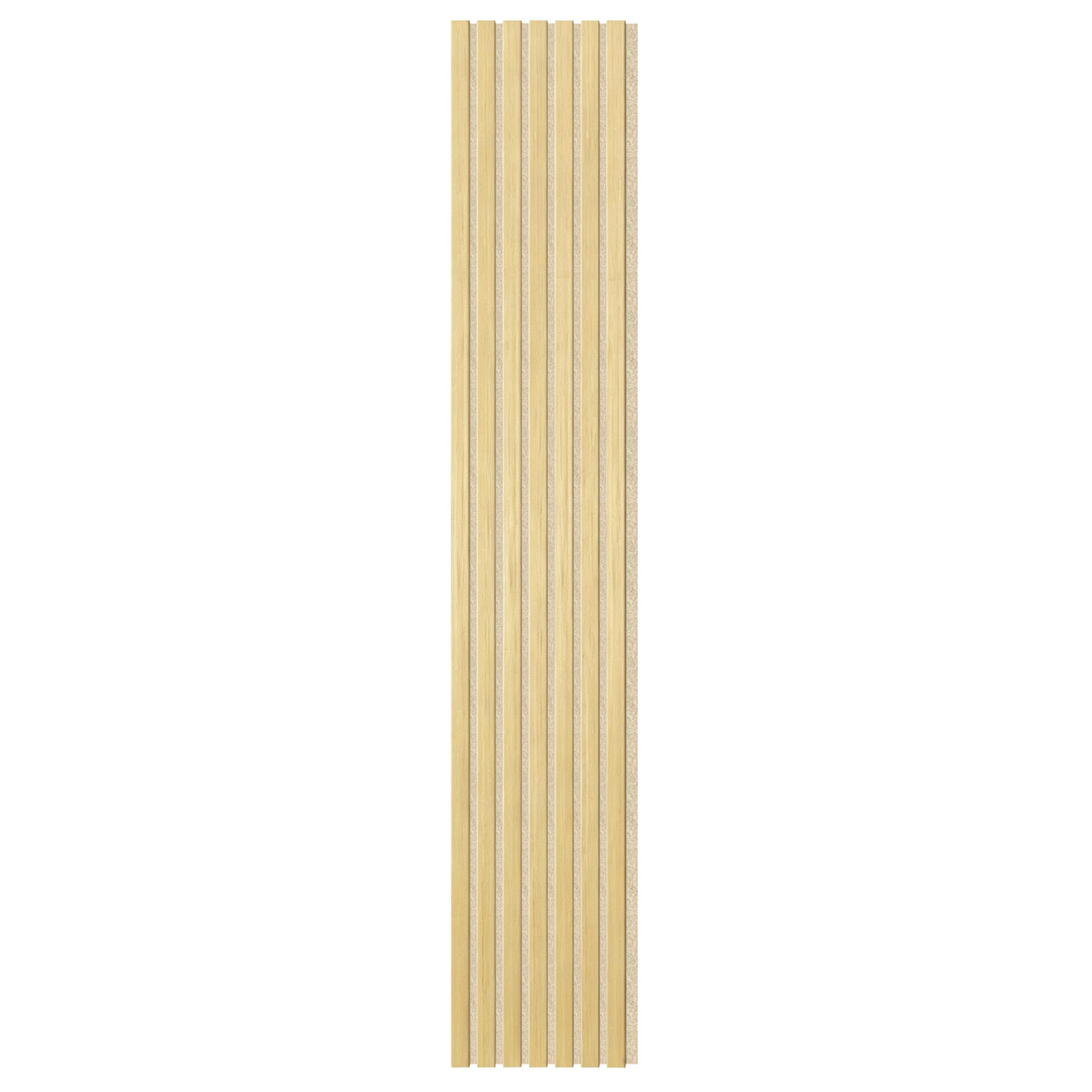 AKUSTIKPANEEL Economico Eichefarben 244/28/1,8 cm  - Eichefarben, Basics, Holzwerkstoff/Kunststoff (244/28/1,8cm) - Novel
