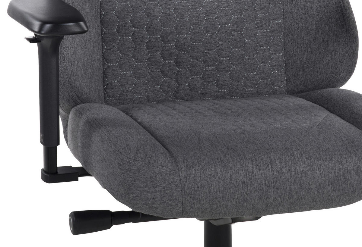 ORBICAL XL Nebulon Silver Silberfarben, Anthrazit, Grau Metall, Textil   - Anthrazit/Silberfarben, LIFESTYLE, Textil/Metall (81/147/72cm) - HIVAR