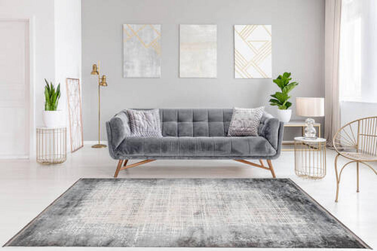 TKANA PREPROGA      120/170 cm    tkano  srebrne barve  - srebrne barve, Design, tekstil (120/170cm) - Pierre Cardin