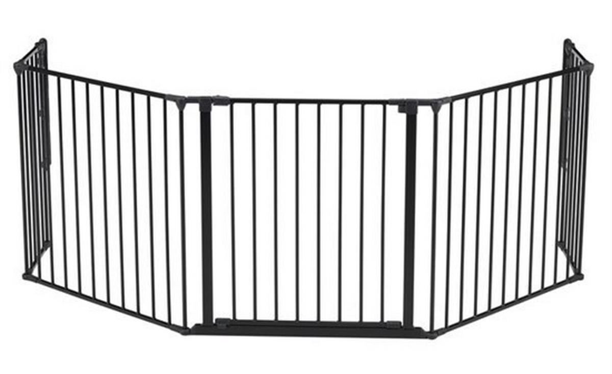KAMINSCHUTZGITTER - Schwarz, Basics, Kunststoff/Metall (278/70,5cm) - Baby Dan