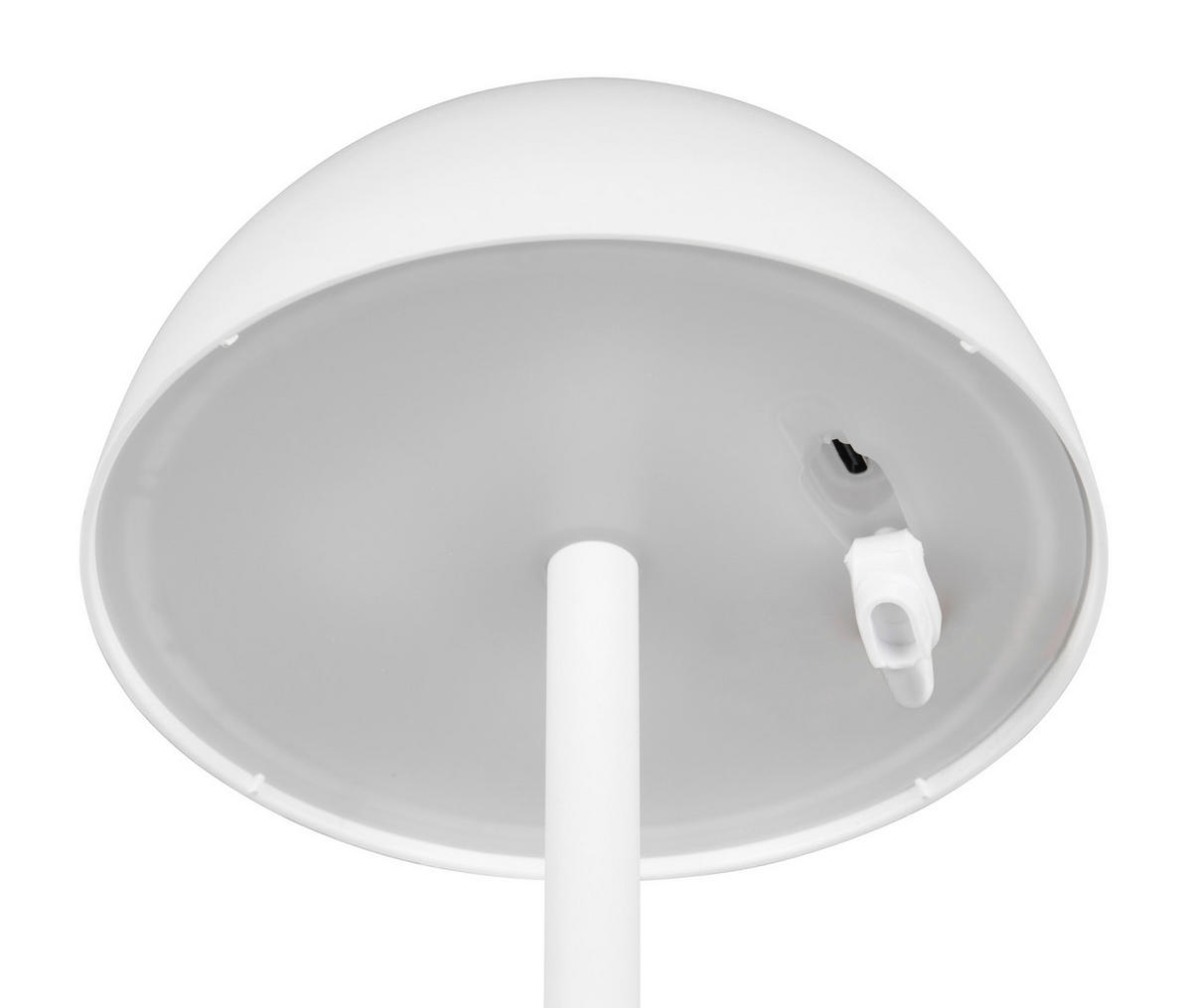 NABÍJATEĽNÁ STOLNÁ LAMPA 13,5/30 cm - biela, Trend, plast (13,5/30cm)
