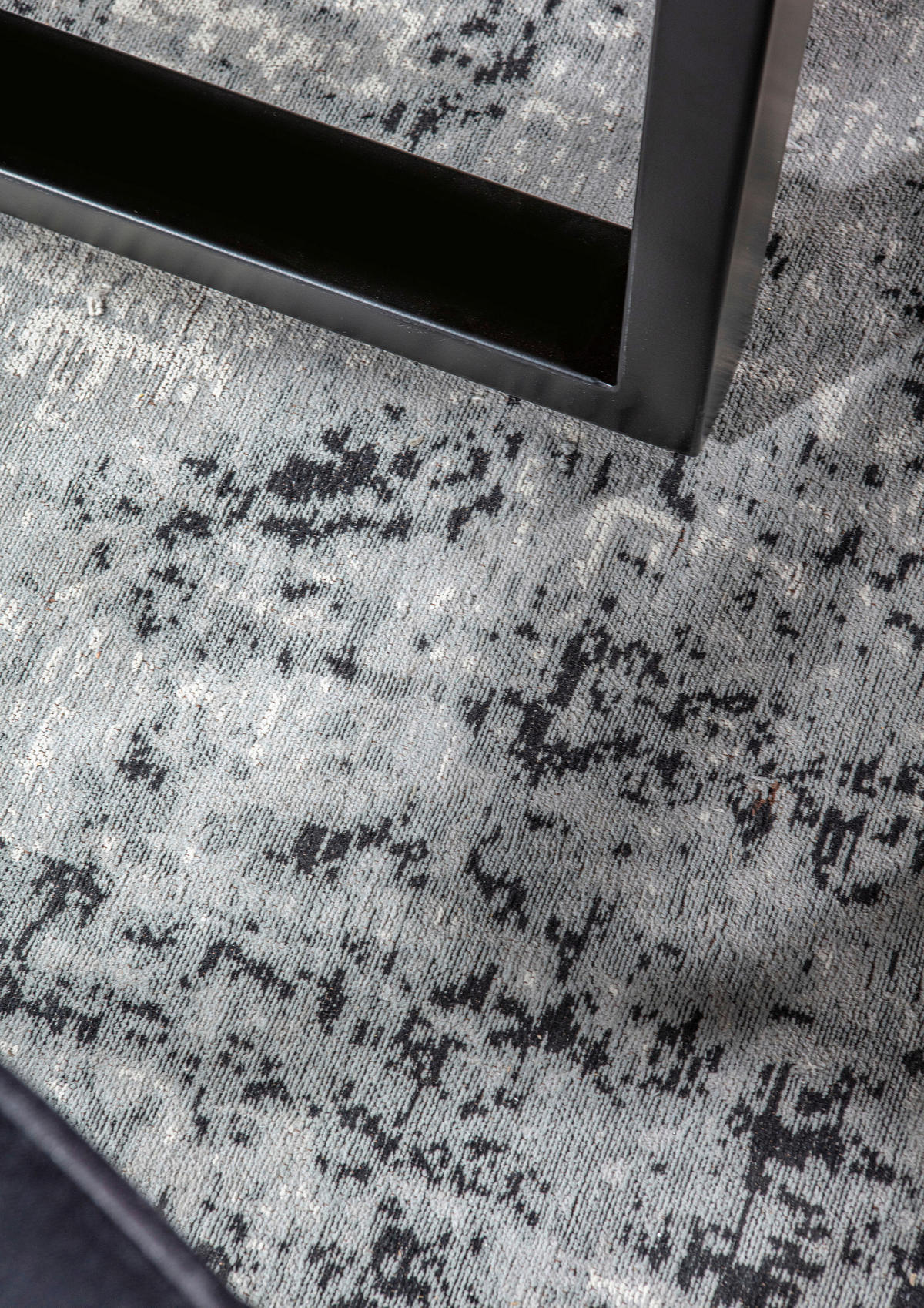 ESSTISCH in Holz 160/90/76 cm  - Schwarz/Grau, ROMANTIK / LANDHAUS, Holz/Metall (160/90/76cm) - Landscape