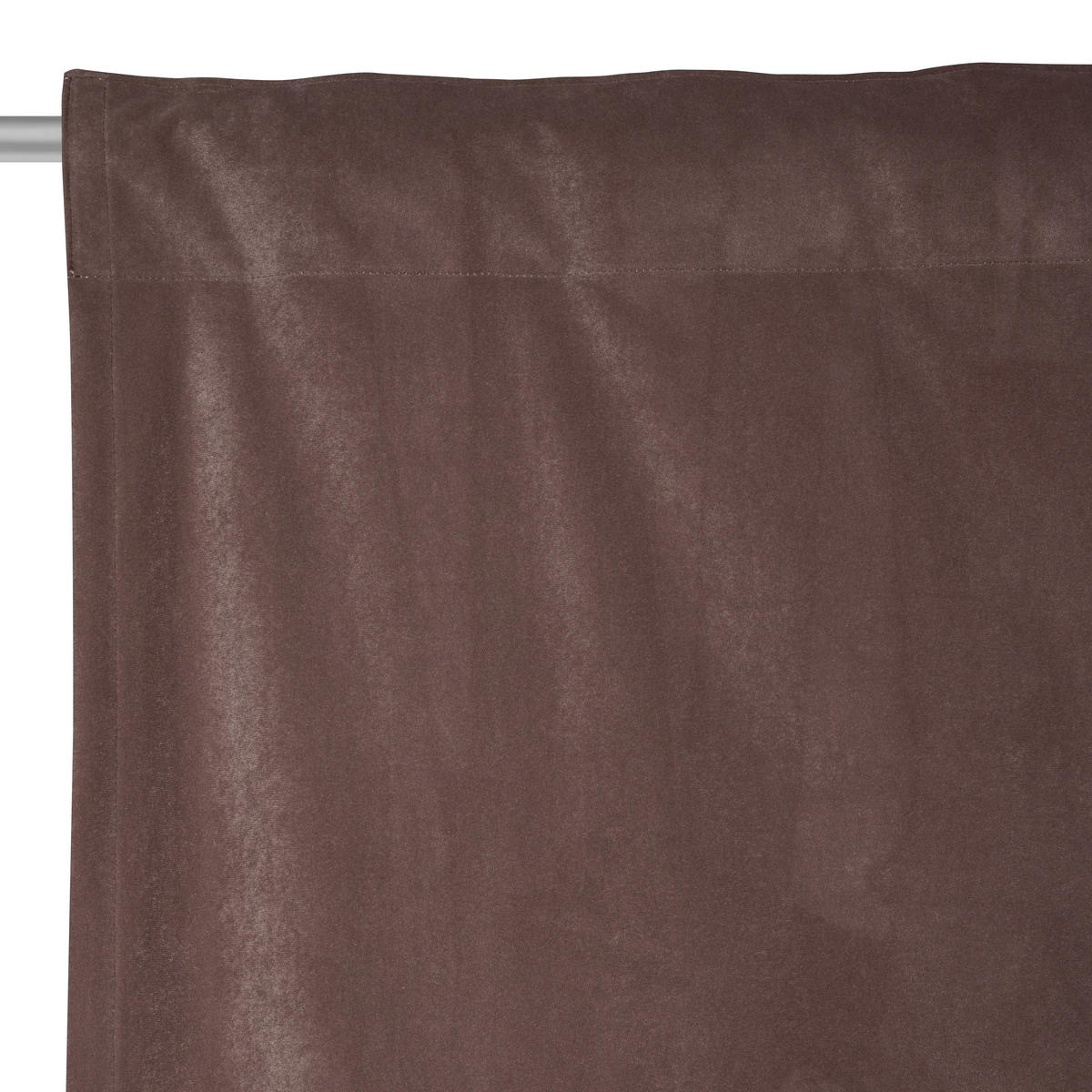 FERTIGVORHANG blickdicht  - Braun, Basics, Textil (140/245cm) - Esposa