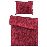BETTWÄSCHE 140/200 cm - Aubergine, KONVENTIONELL, Textil (140/200cm) - Estella