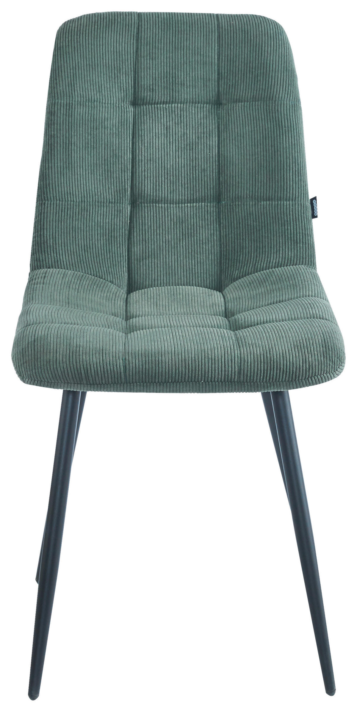 STOL, kovina, tekstil zelena, črna  - črna/zelena, Design, kovina/tekstil (45/89/58cm) - Boxxx