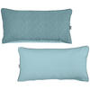 KISSENHÜLLEN-SET 40/80 cm  - Petrol, Textil (40/80cm) - Bio:Vio