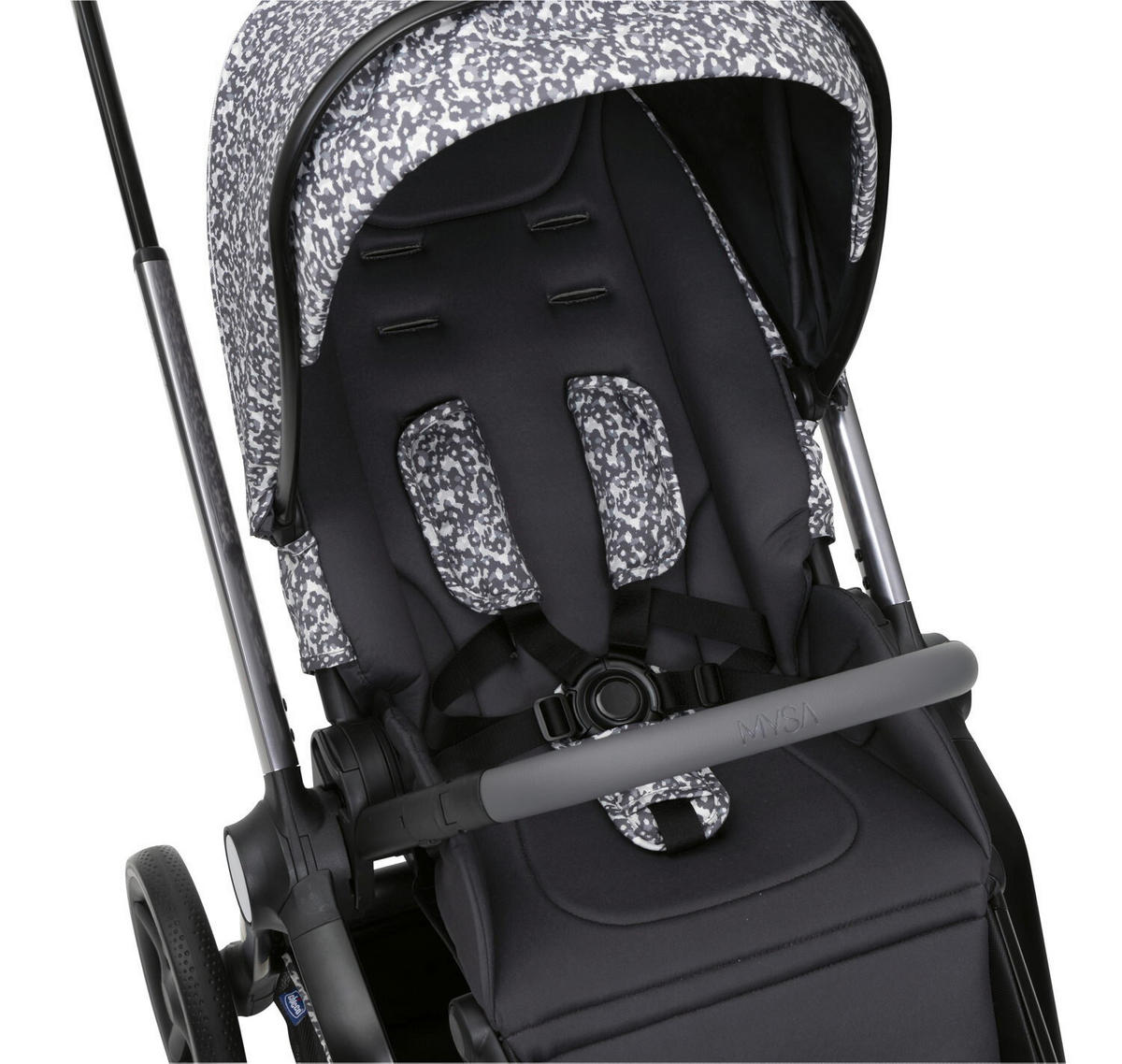 BUGGY MYSA  - Grau, Basics, Textil/Metall (56/89/92-108cm) - Chicco