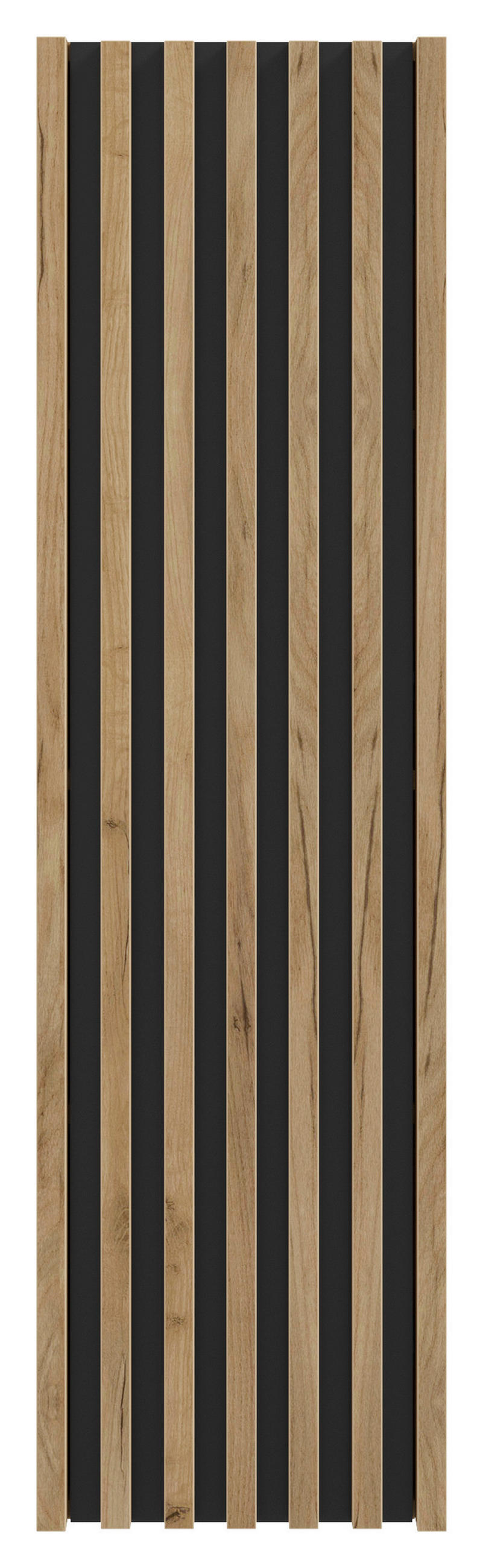 MIDISCHRANK 35/125/36 cm  - Eichefarben/Goldfarben, Modern, Holzwerkstoff (35/125/36cm) - MID.YOU
