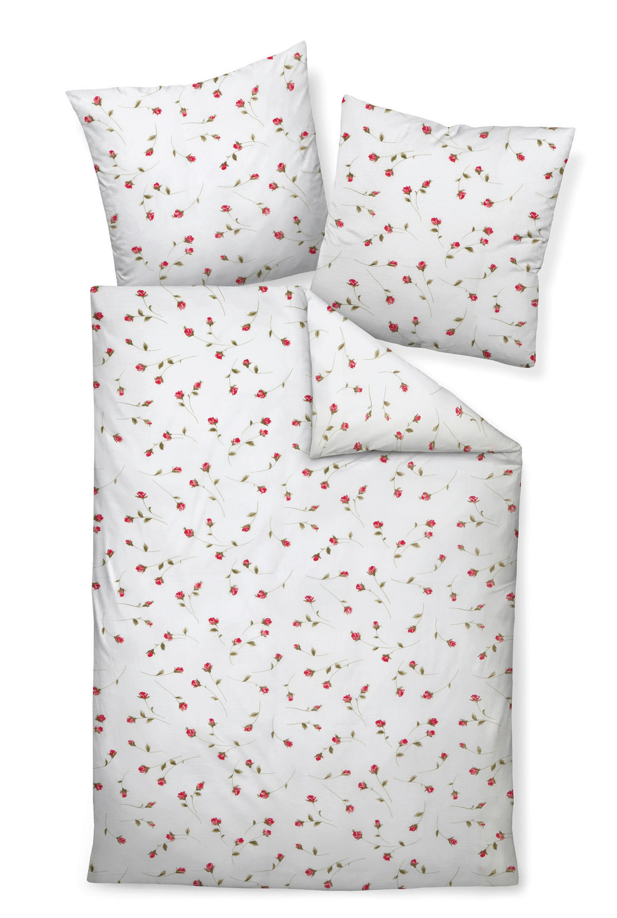 BETTWÄSCHE Seersucker 200/200 cm  - Hellrot, Basics, Textil (200/200cm) - Janine