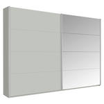 SCHWEBETÜRENSCHRANK  in Grau  - Grau, KONVENTIONELL, Glas/Holzwerkstoff (271/210/62cm) - Xora