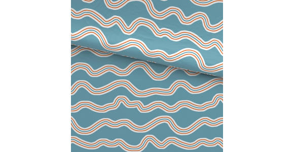 BETTWÄSCHE Satin 140/200 cm  - Hellblau, Textil (140/200cm) - Novel