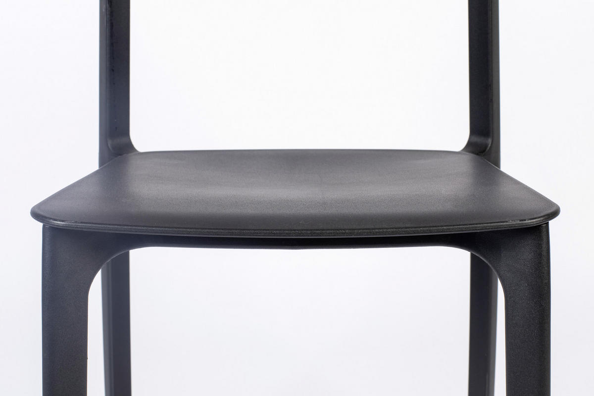 STUHL - Schwarz, Design, Kunststoff (48/79/47cm) - Ambia Home