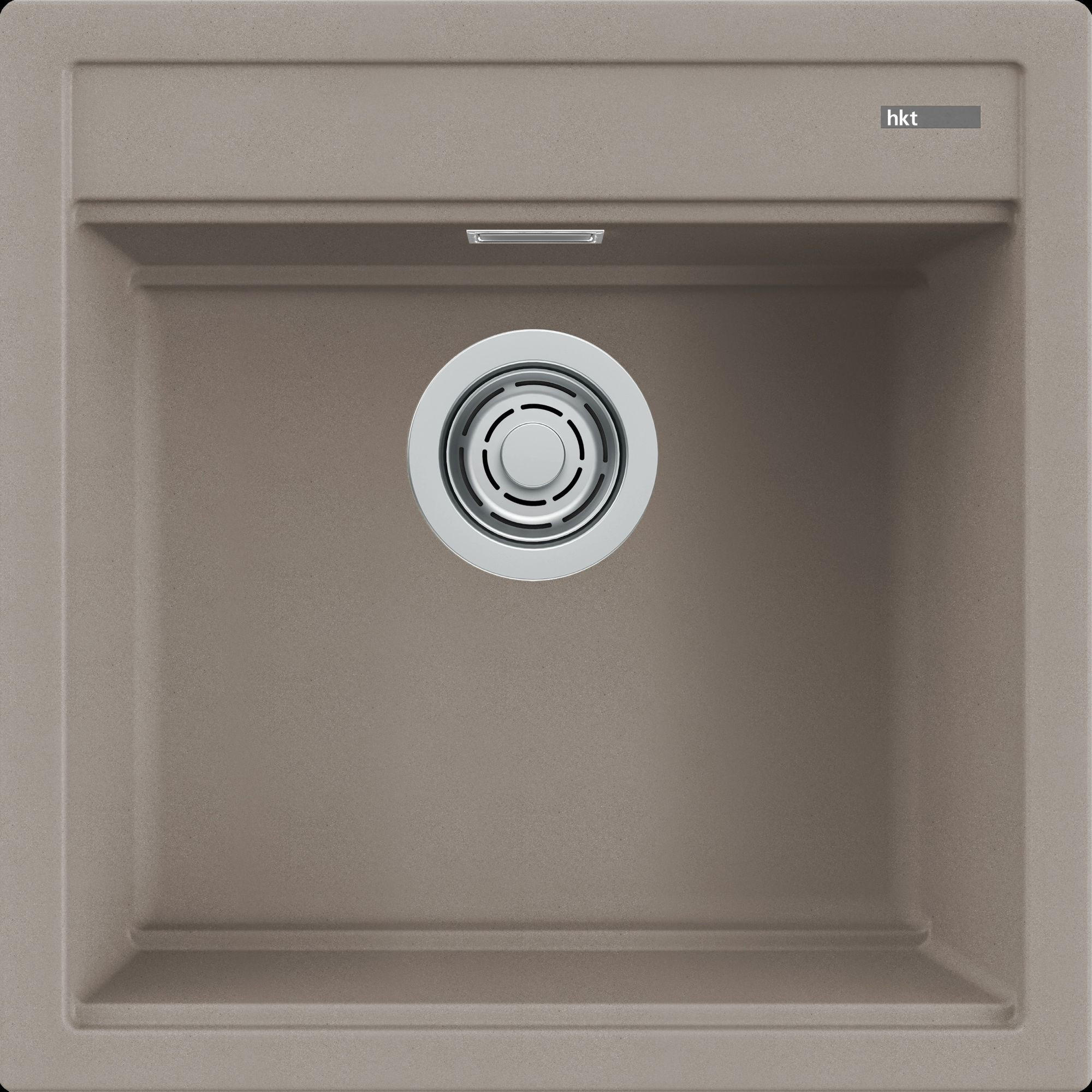 SPÜLE Luna 500  - Taupe, Basics, Stein (51/20/51cm) - HKT