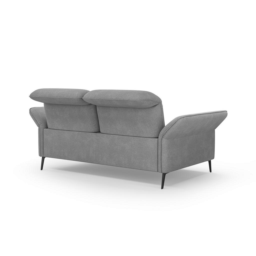 Thumbnail - Sit & More 2,5-Sitzer, Grau, Textil, 189x92x123 cm, Goldenes M, Oeko-Tex® Standard 100, Made in Europe, DGM-Klimapakt, S...