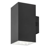 VONKAJŠIE LED SVIETIDLO  - čierna/biela, Basics, plast (7.5/16/10cm)