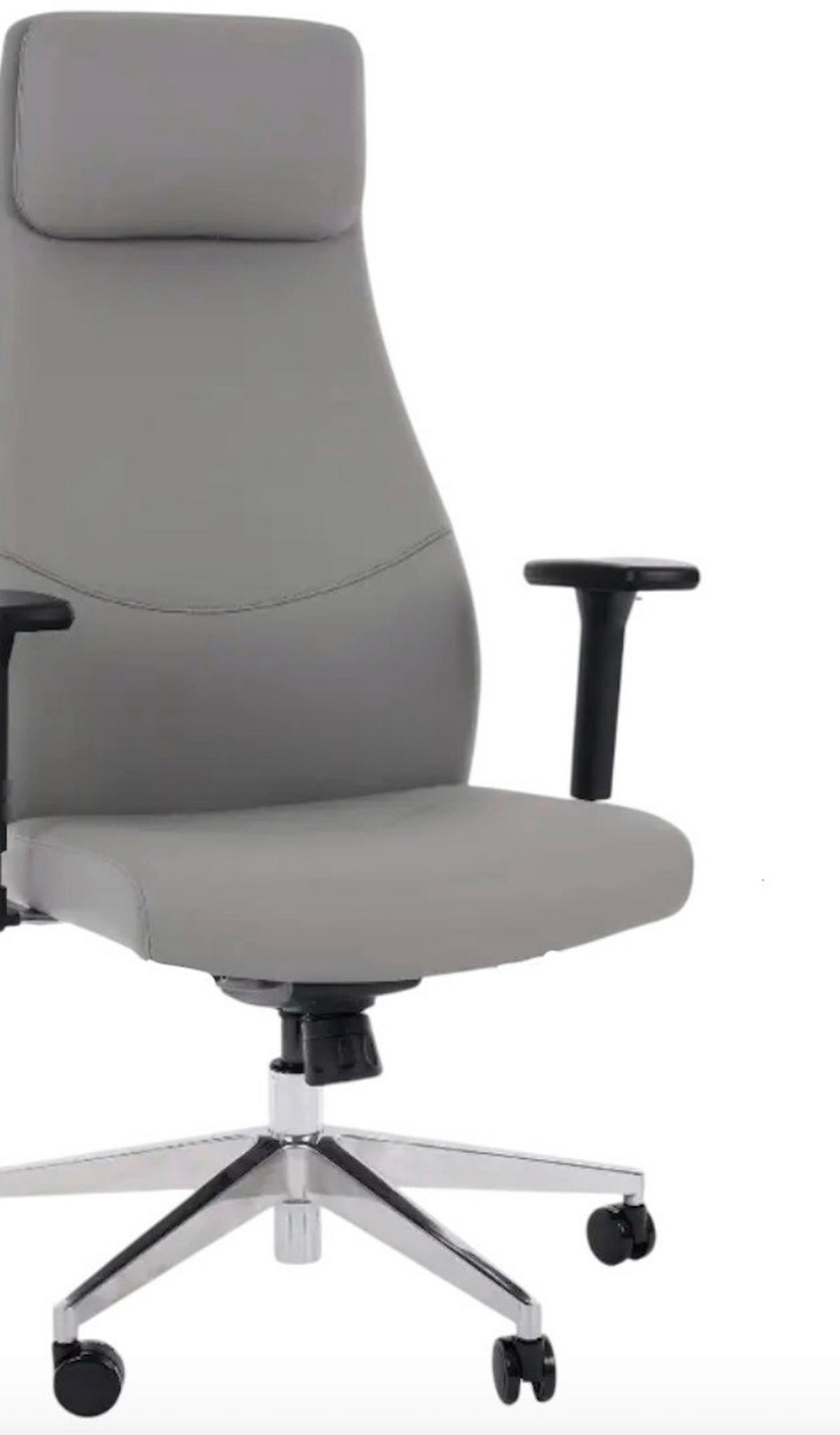 UREDSKI STOLAC    - tamno siva, Moderno, metal/plastika (60/120/55cm)