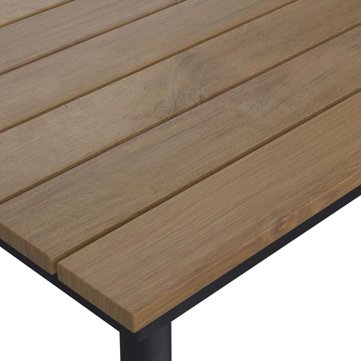 LOUNGEGARNITUR Teakholz Aluminium  - Dunkelgrau, MODERN, Holz/Metall - Ambia Garden
