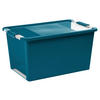 AUFBEWAHRUNGSBOX 35/28/55 cm     - Türkis, KONVENTIONELL, Kunststoff (35/28/55cm)