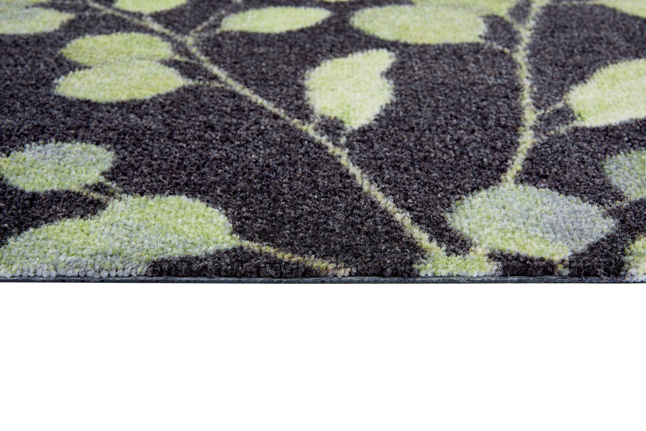 KÜCHENLÄUFER 50/150 cm Miabella Grün, Schwarz, Weiß  - Schwarz/Weiß, Design, Textil (50/150cm) - Esposa