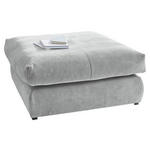 HOCKER in Textil Grau  - Schwarz/Grau, Design, Kunststoff/Textil (110/50/110cm) - Carryhome