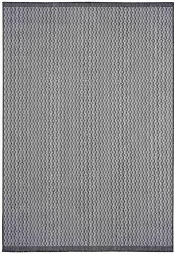 OUTDOORTEPPICH 160/230 cm Grau, Schwarz  - Schwarz/Grau, KONVENTIONELL, Textil (160/230cm) - Ambia Garden