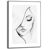 BILD Frauen  - Buchefarben/Schwarz, Design, Holzwerkstoff (70/50/2cm) - Reinders!
