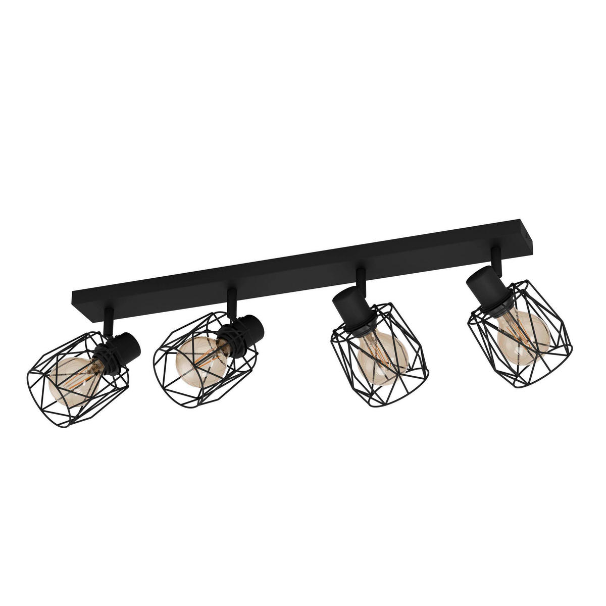 DECKENSPOTS 77/8/23 cm   - Schwarz, Design, Metall (77/8/23cm) - Eglo
