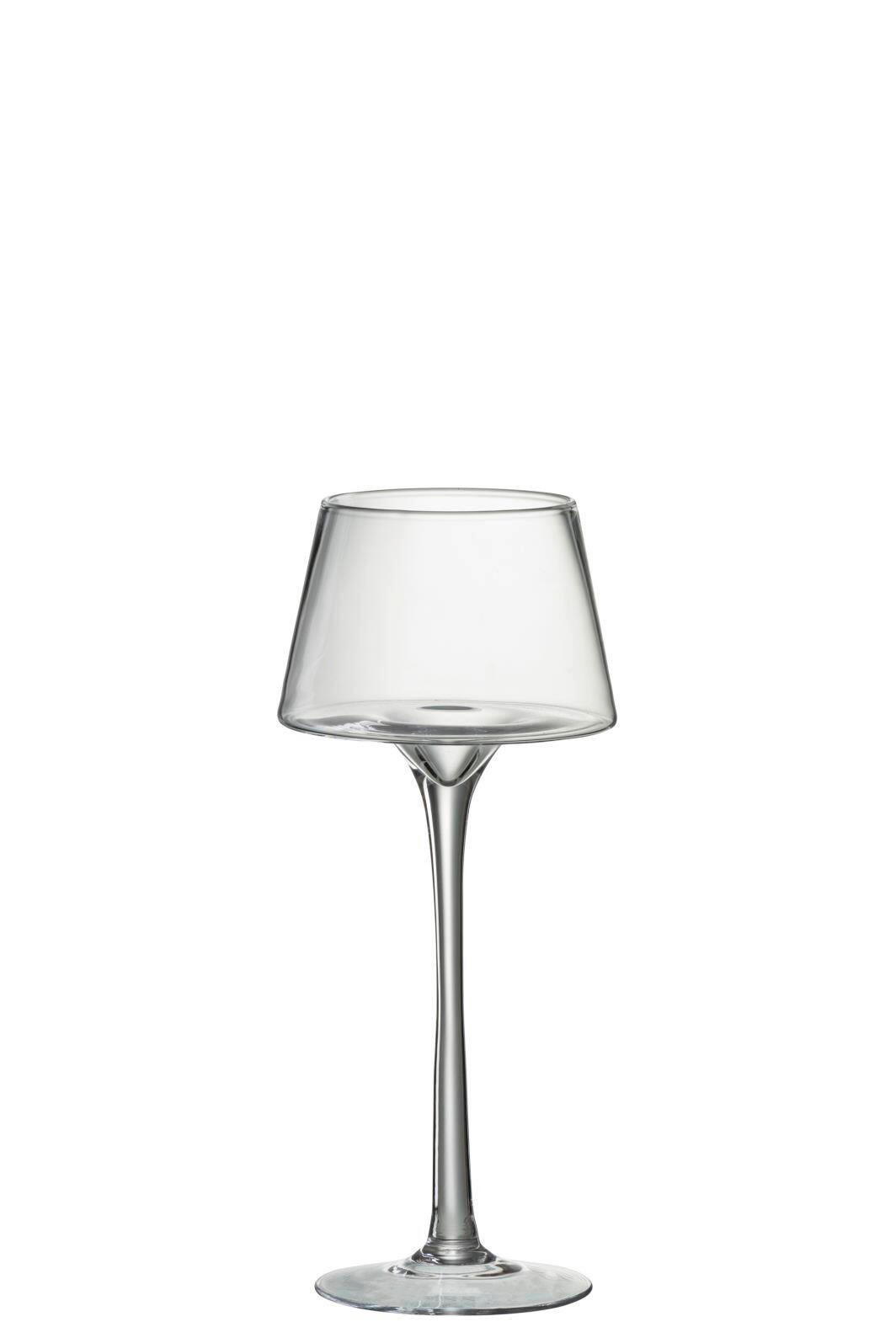 KERZENHALTER - Transparent, Basics, Glas (15/15/35cm) - Ambia Home