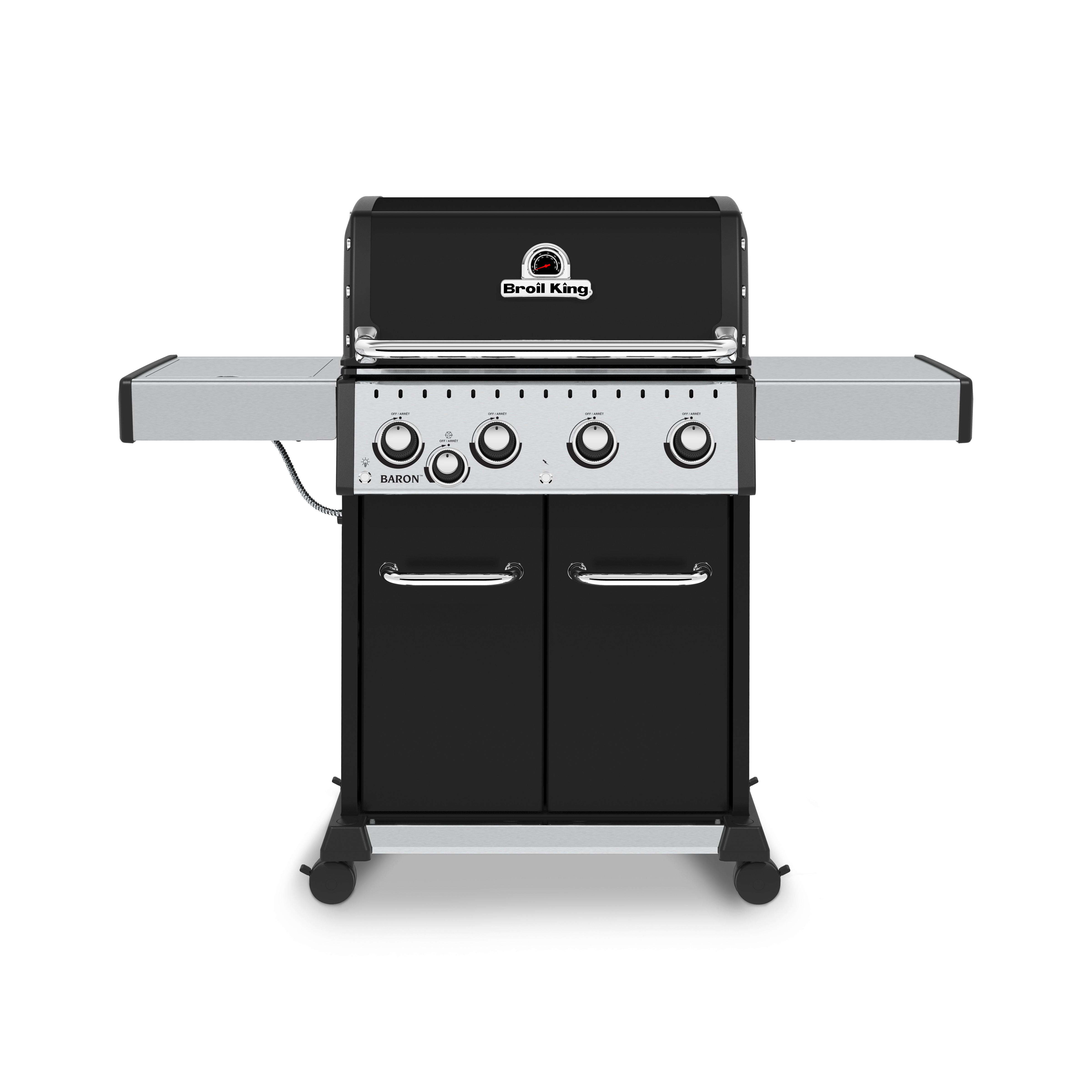 Plinski roštilj BARON 440  crna  - crna, Basics, metal (145/116/61cm) - Broil King