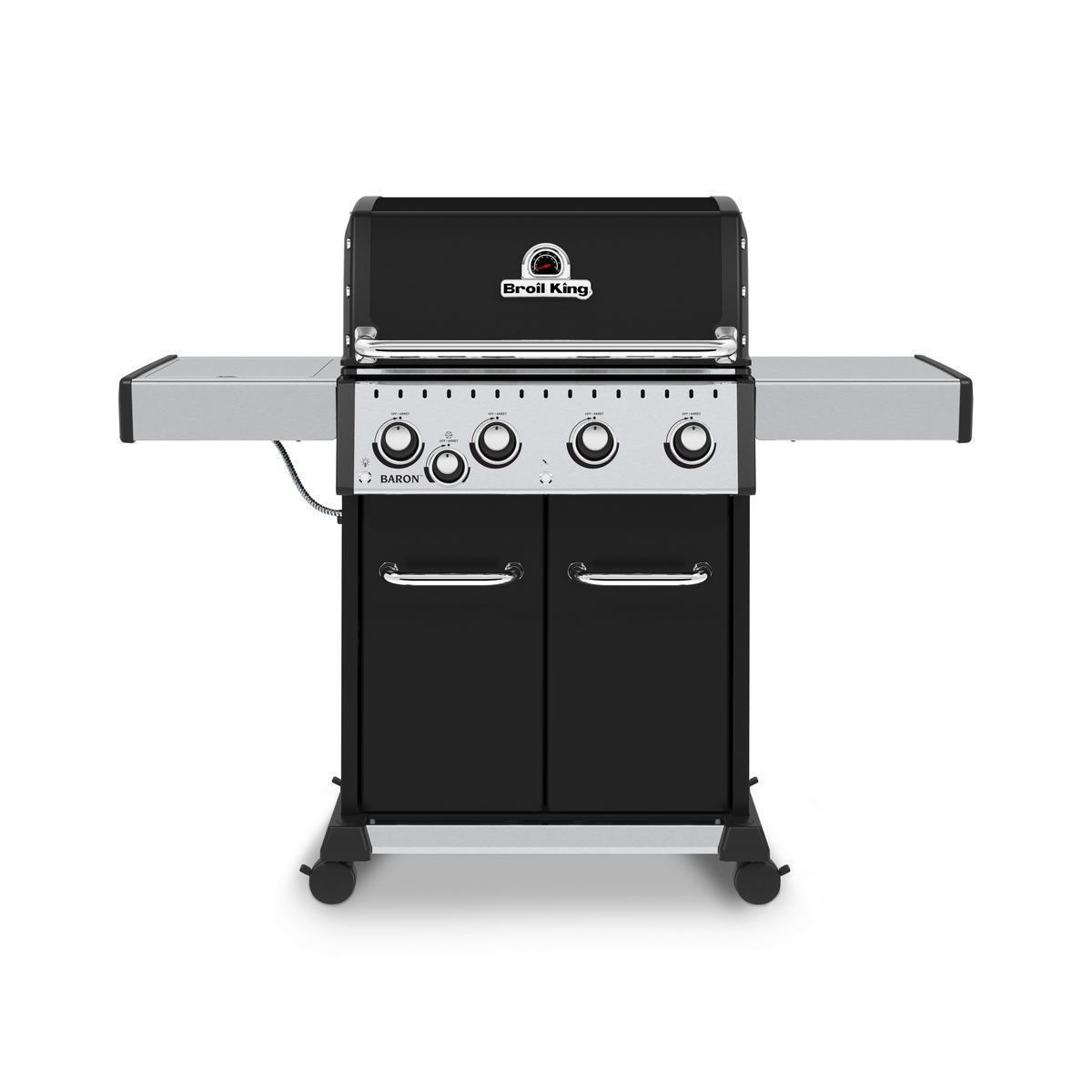 PLINSKI ŽAR  BARON - črna, Basics, kovina (145/116/61cm) - Broil King