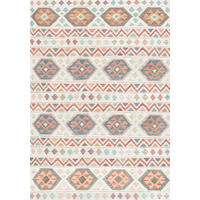 VINTAGE-TEPPICH Ondea Ramizh 160/230 cm  in Terracotta, Perlmutt, Graublau  - Graublau/Perlmutt, LIFESTYLE, Kunststoff/Textil (160/230cm) - Lindorug