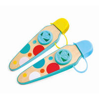 MINIFLÖTE - Gelb/Hellblau, Basics, Holzwerkstoff/Kunststoff (4,5/11/2cm) - Hape
