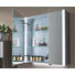 BADEZIMMER - Ulmefarben/Weiß, Design, Glas/Holzwerkstoff (150cm) - Novel BADEZIMMER - Ulmefarben/Weiß, Design, Glas/Holzwerkstoff (150cm) - Novel