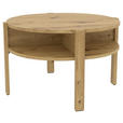 COUCHTISCH 74,4/74,4/45,5 cm rund Eiche Artisan  - Eichefarben/Eiche Artisan, ROMANTIK / LANDHAUS, Holzwerkstoff (74,4/74,4/45,5cm) - Carryhome