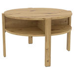 COUCHTISCH rund Eiche Artisan 74,4/74,4/45,5 cm  - Eichefarben/Eiche Artisan, ROMANTIK / LANDHAUS, Holzwerkstoff (74,4/74,4/45,5cm) - Carryhome