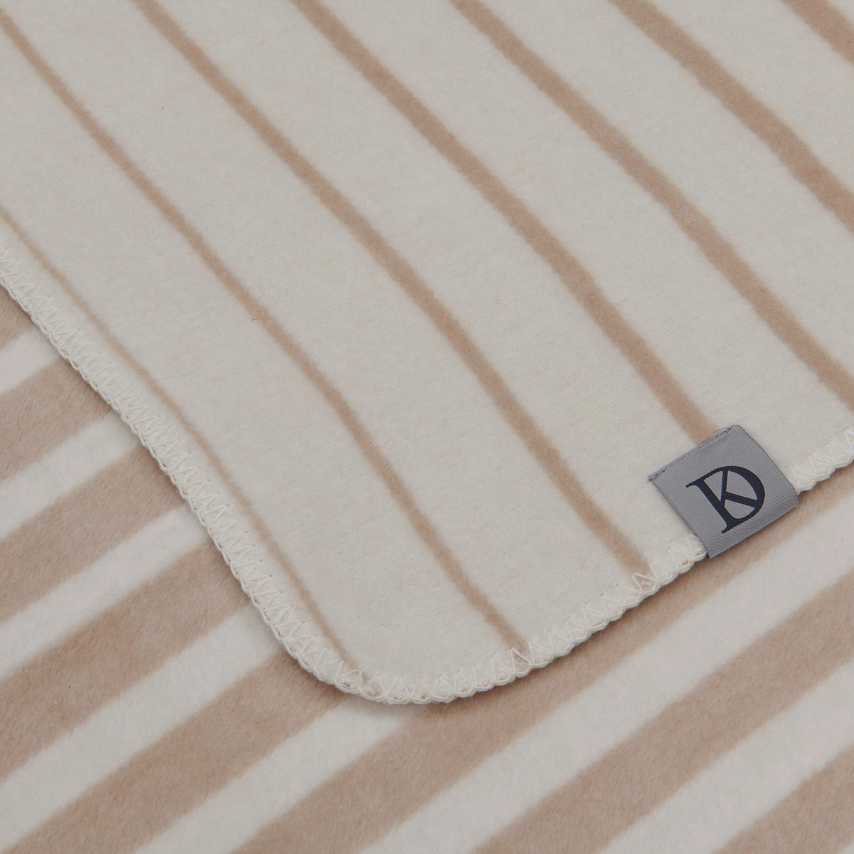 DOMÁCA DEKA, bavlna, 150/200 cm - piesková/krémová, Design, textil (150/200cm) - Dieter Knoll