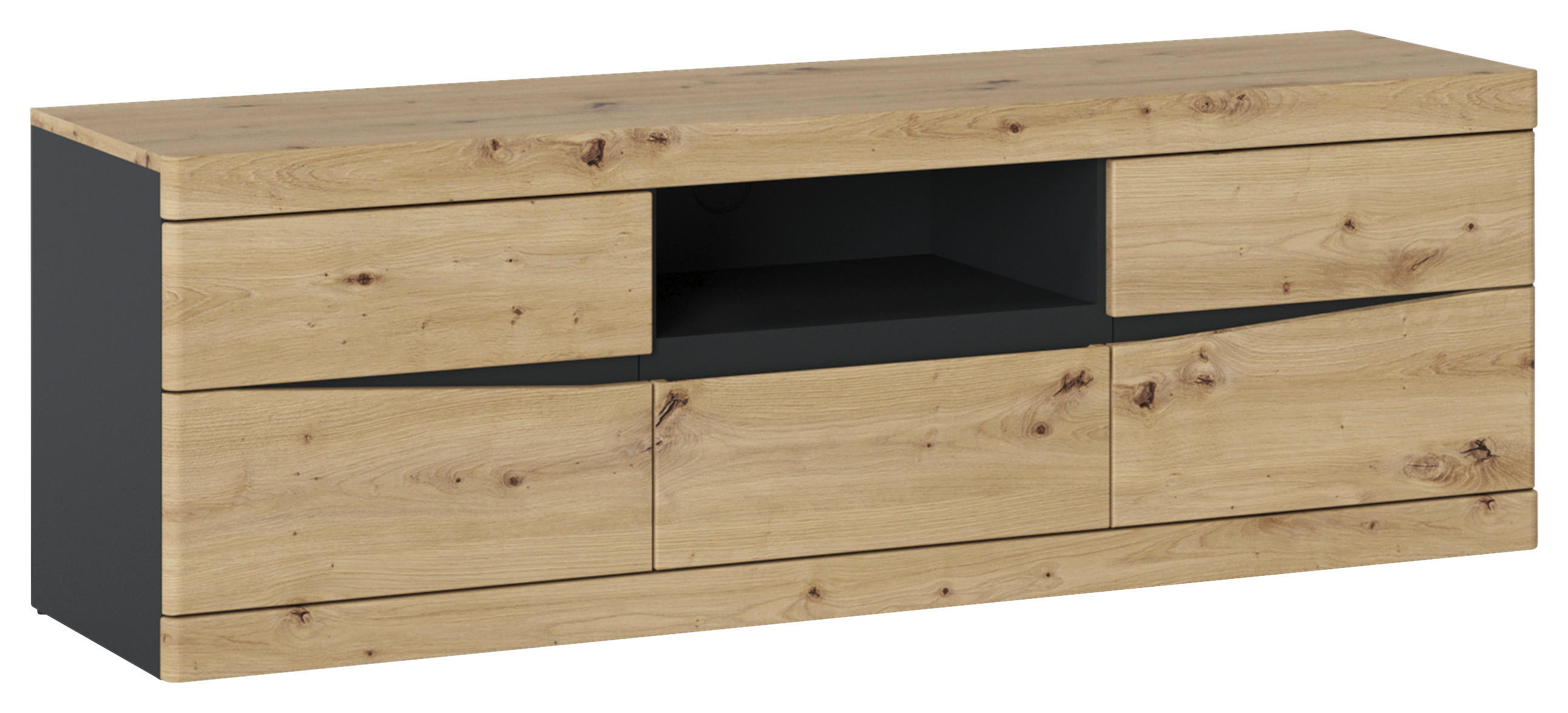 Tv-element Turino Eiche Artisan/anthrazit B: 150cm