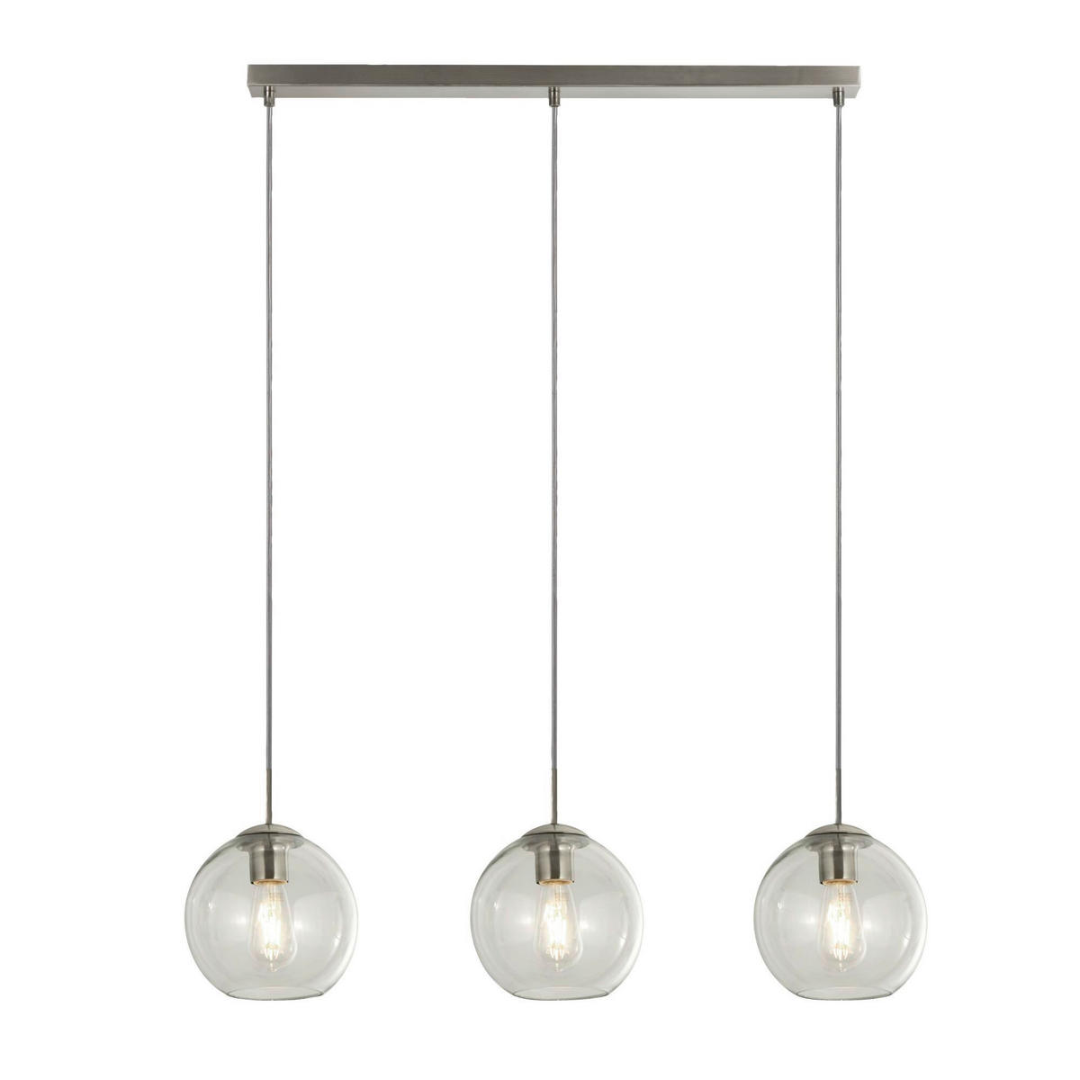VISEČA SVETILKA  Balls   81/15/147 cm        60 W E14 - barve kroma, Basics, kovina/steklo (81/15/147cm)