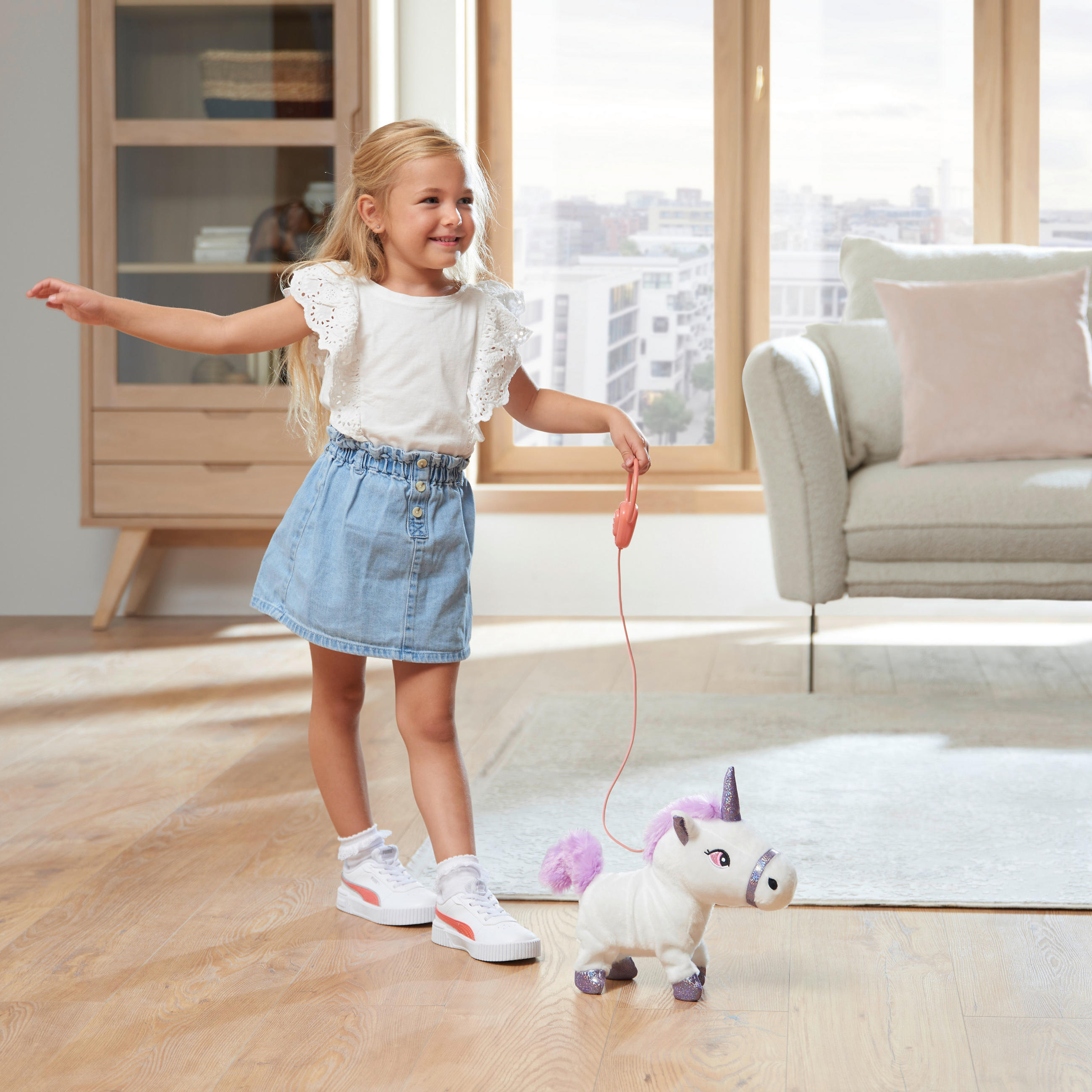 PLÜSCHTIER  - Lila/Weiß, Trend, Kunststoff/Textil (24/11/27cm) - My Baby Lou