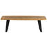SITZBANK 140/45/38 cm in Akaziefarben - Schwarz/Akaziefarben, MODERN, Holz/Metall (140/45/38cm) - Landscape SITZBANK 140/45/38 cm in Akaziefarben - Schwarz/Akaziefarben, MODERN, Holz/Metall (140/45/38cm) - Landscape