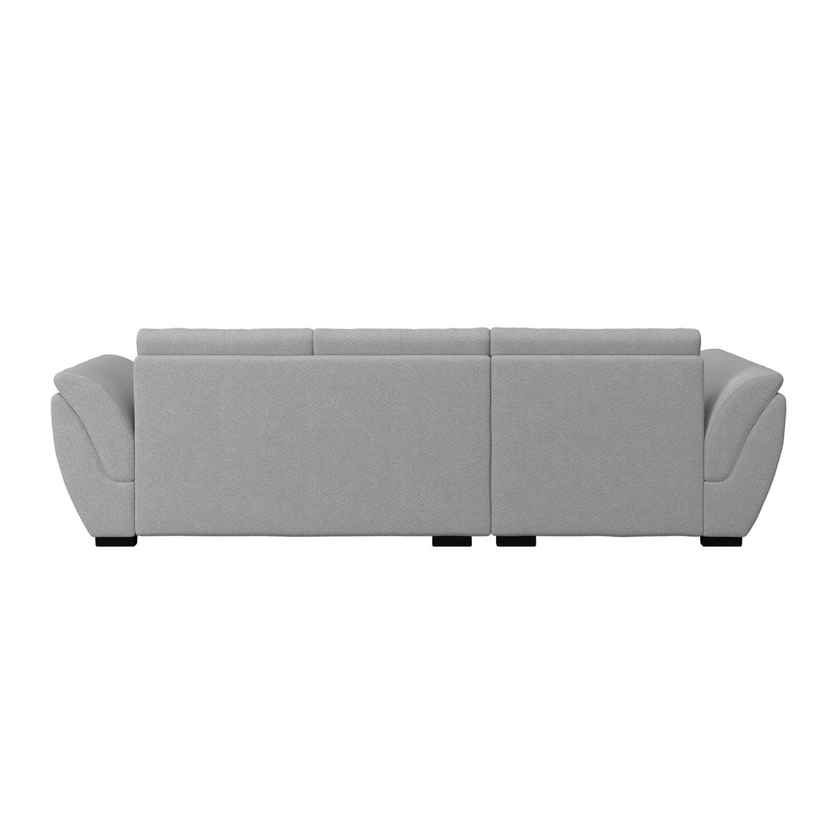 HÖRNSOFFA i mörkgrå  - mörkgrå/svart, Klassisk, textil/plast (187/278cm) - MID.YOU