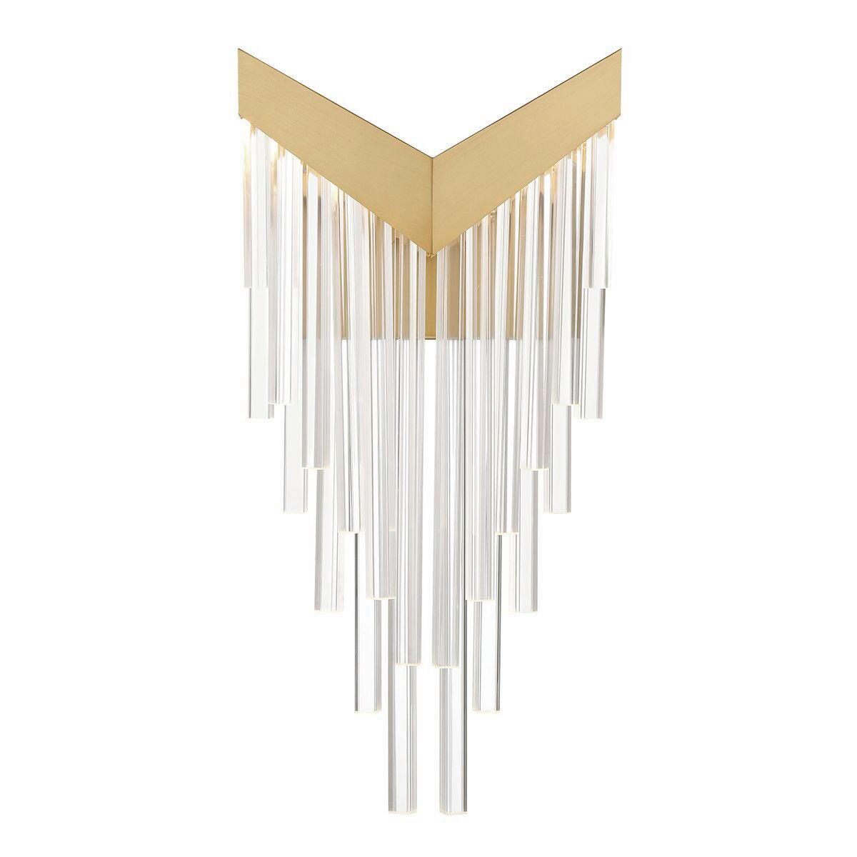 LED-WANDLEUCHTE Eurofase 25,7/50,8/12,8 cm   - Goldfarben, KONVENTIONELL, Kunststoff/Metall (25,7/50,8/12,8cm) - Elstead Lighting