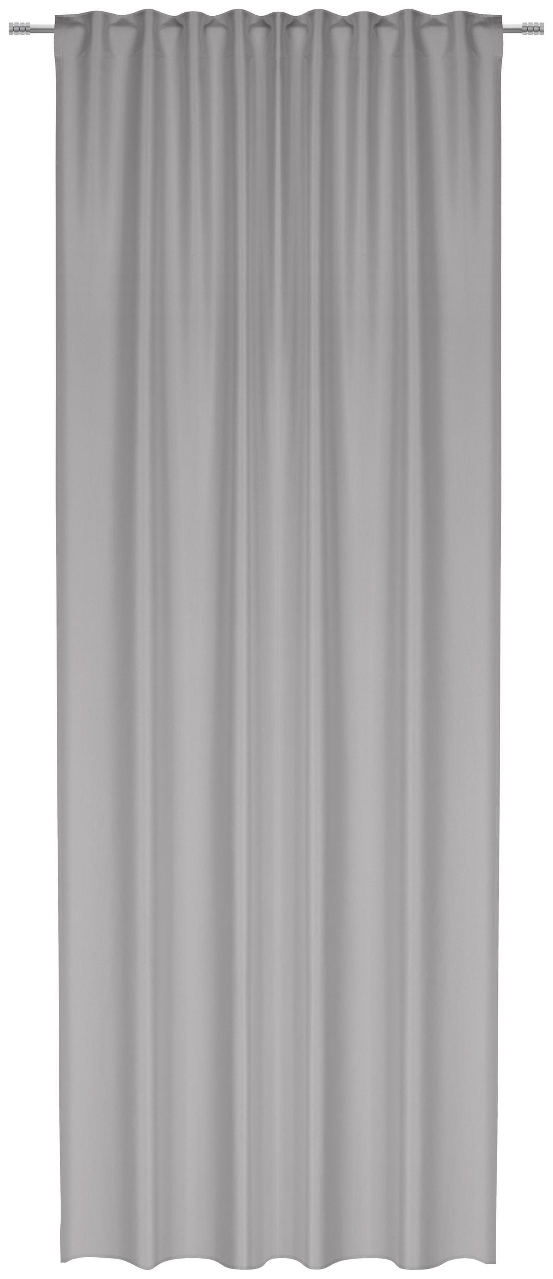 FERTIGVORHANG Verdunkelung  - Graphitfarben, Basics, Textil (140/300cm) - Esposa