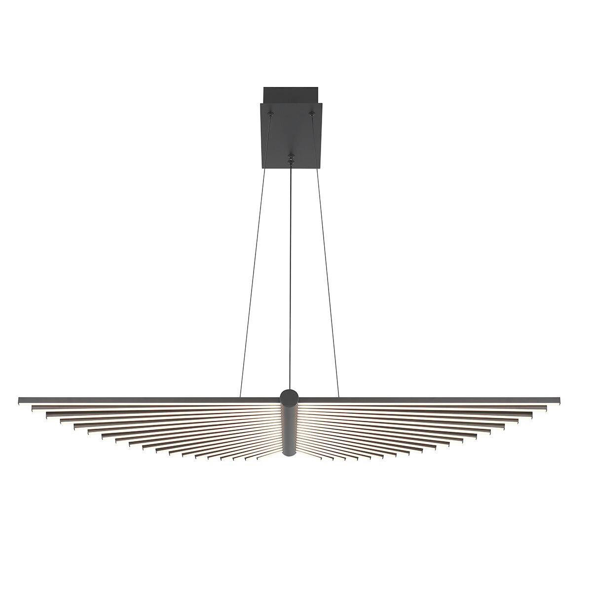 KRONLEUCHTER Eurofase 20/105/27,5 cm   - Schwarz, Design, Kunststoff/Metall (20/105/27,5cm) - Elstead Lighting