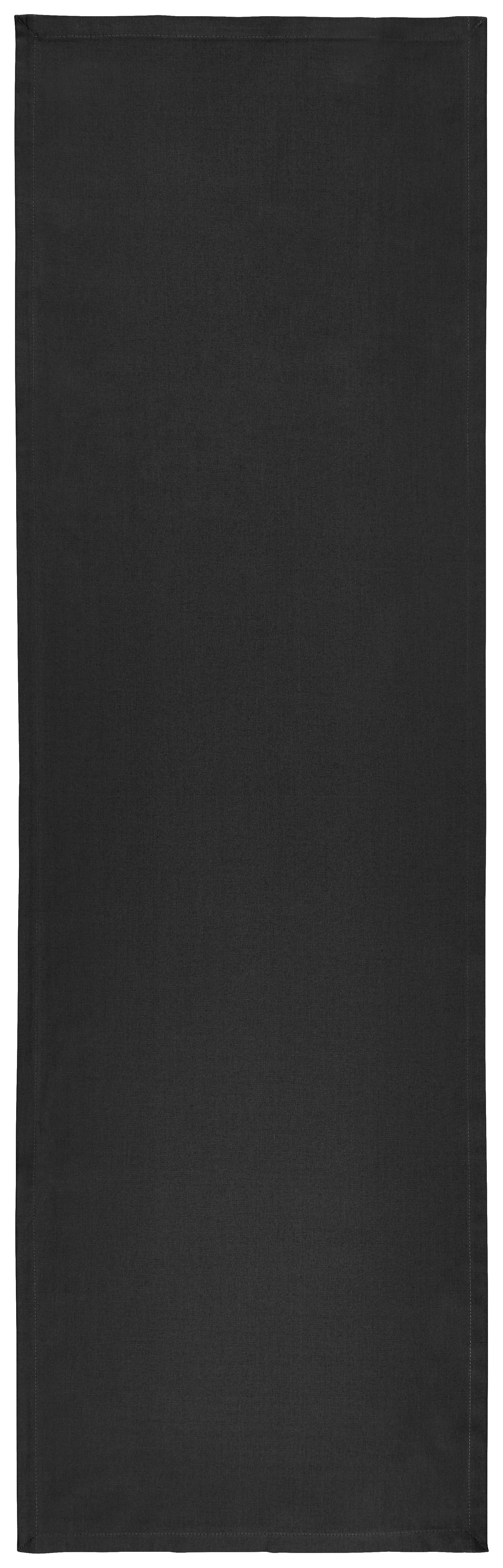 Novel ÚZKY OBRUS, 45/150 cm, čierna - čierna