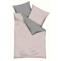 POSTELJNINA JARO 140/200 cm saten siva, roza  - roza/siva, Design, tekstil (140/200cm) - Kaeppel