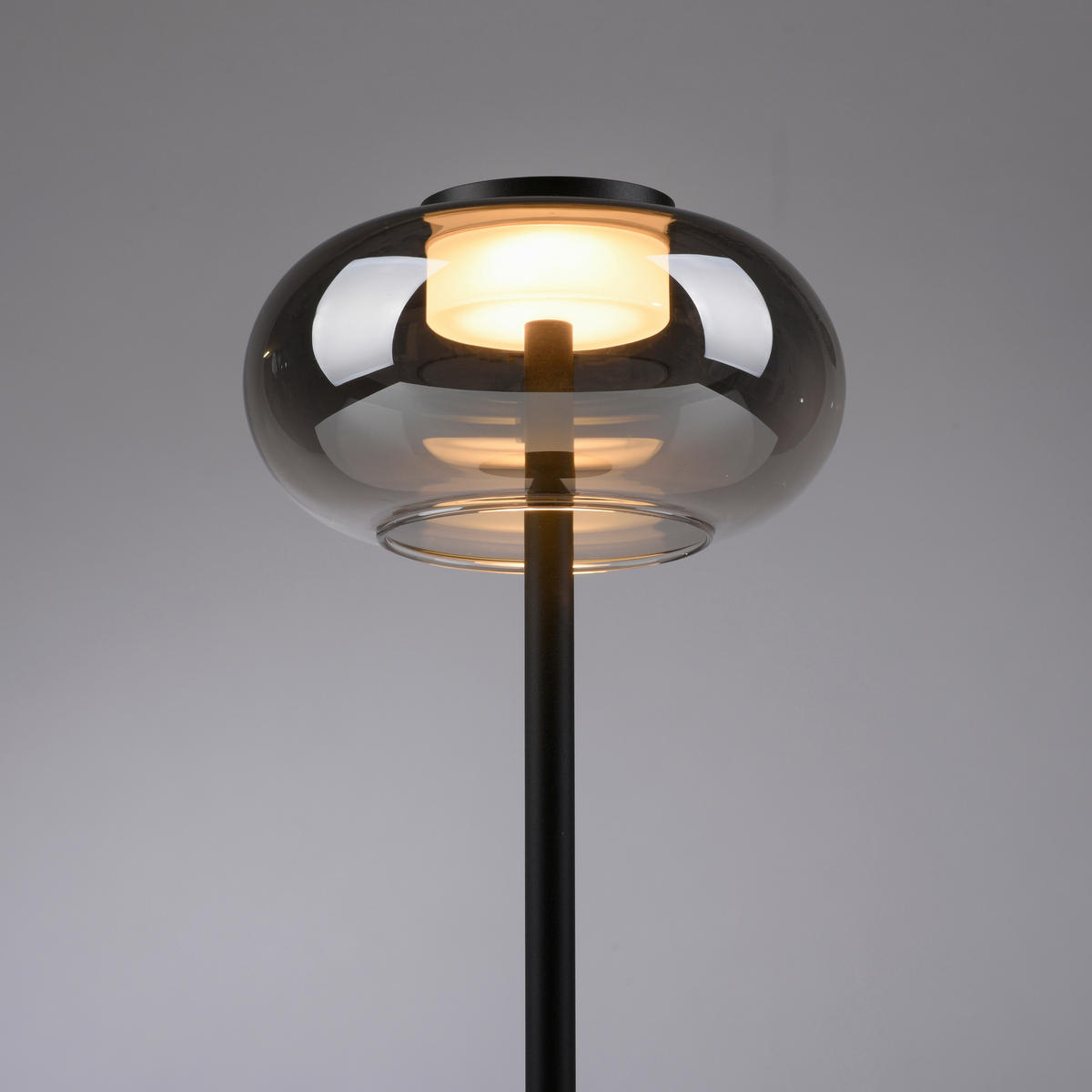 LED-TISCHLEUCHTE 20/20/33 cm   - Schwarz, Design, Glas/Kunststoff (20/20/33cm) - Schöner Wohnen