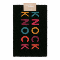 FUßMATTE   Blau, Gelb, Schwarz, Hellrosa  - Blau/Hellrosa, Basics, Kunststoff/Textil (60/40/1,5cm) - Boltze Home