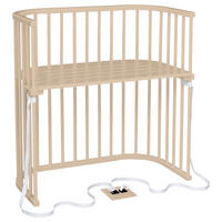 BEISTELLBETT 96/54/96,50 cm  - Beige, Basics, Holz (96/54/96,50cm) - Babybay